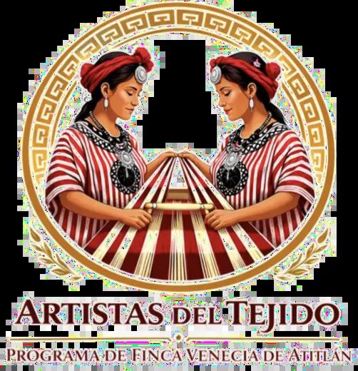 Emblema de Artistas del Tejido, programa de Finca Venecia de Atitlán
